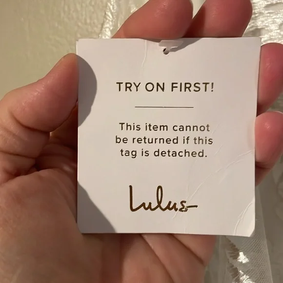 😍Lulu's! Elegant White Strapless Dress - Picture 6 of 7